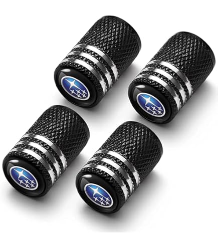 Amazon.com: Subaru Logo Black Tire Valve Stem Caps for Forester